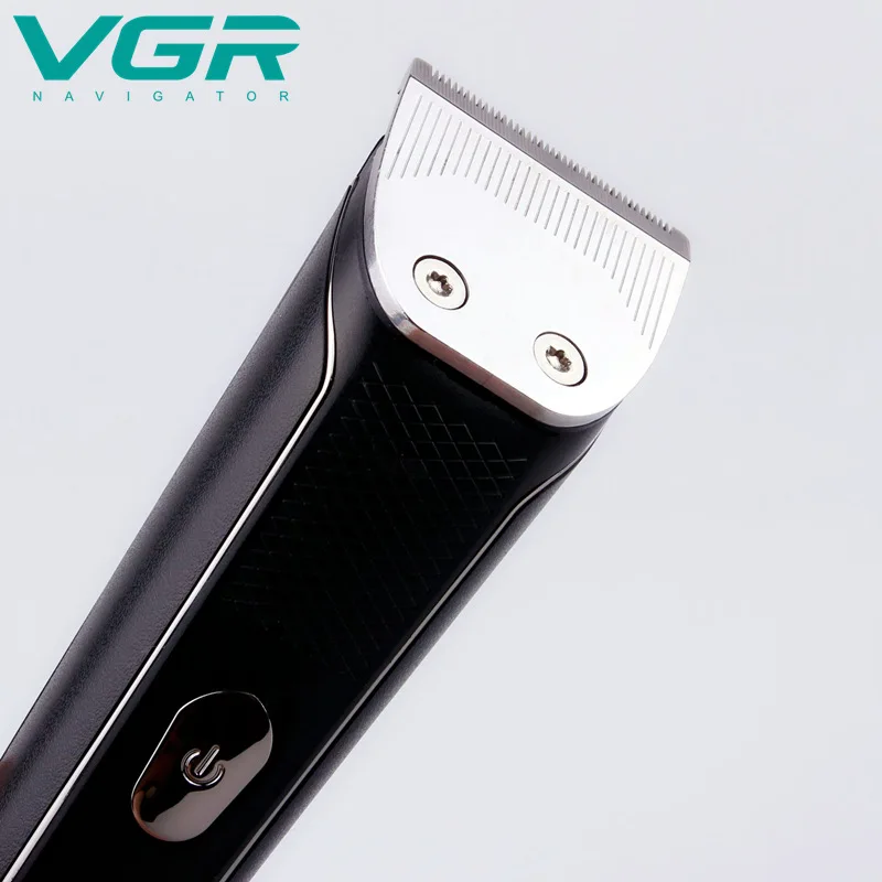 VGR электрическая машинка для стрижки волос перезаряжаемая бритва с низким