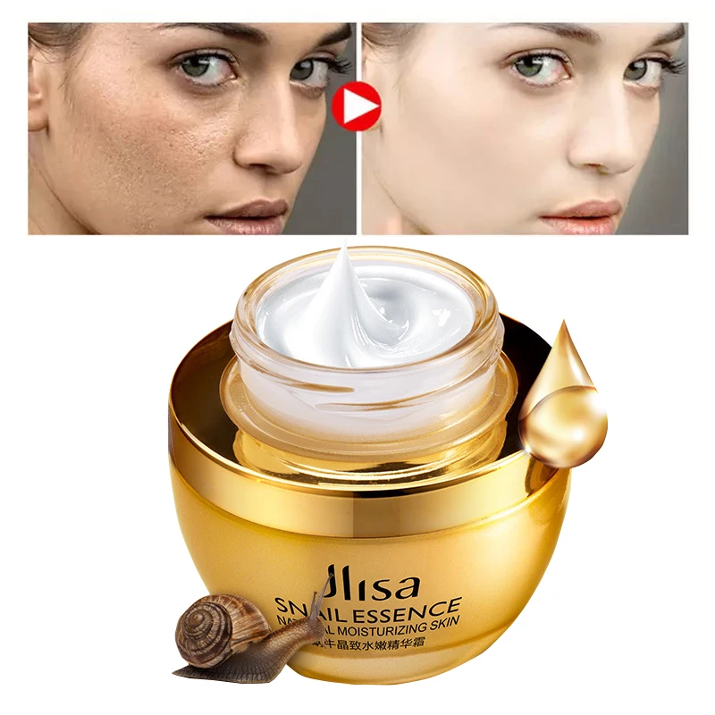 Крем для лица с экстрактом улитки 50 г кристаллический увлажняющий Осветляющий