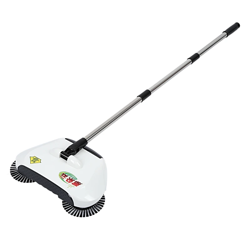 Нержавеющая сталь ing Machine Push Type ручная ручка для совка метлы бытовая Чистящая