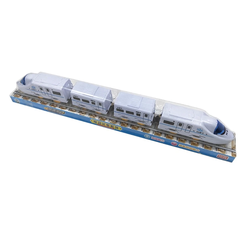

1 AAA Battery Supply Baby Toy Realistic Train Baby Connected Train Toy Vehicles High-Speed Train Model Educational Toy 03KD