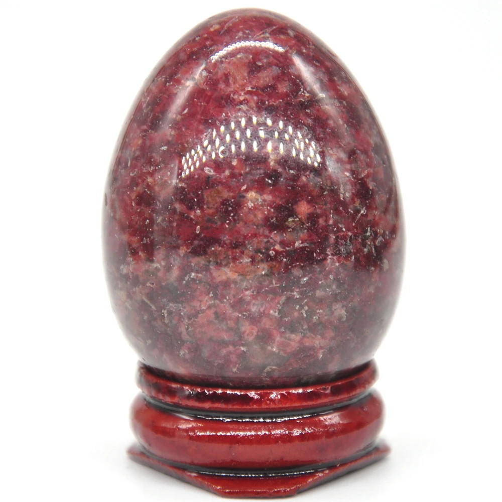 34x45 мм красная яшма пятна яйцевидной формы камень Исцеление натуральных