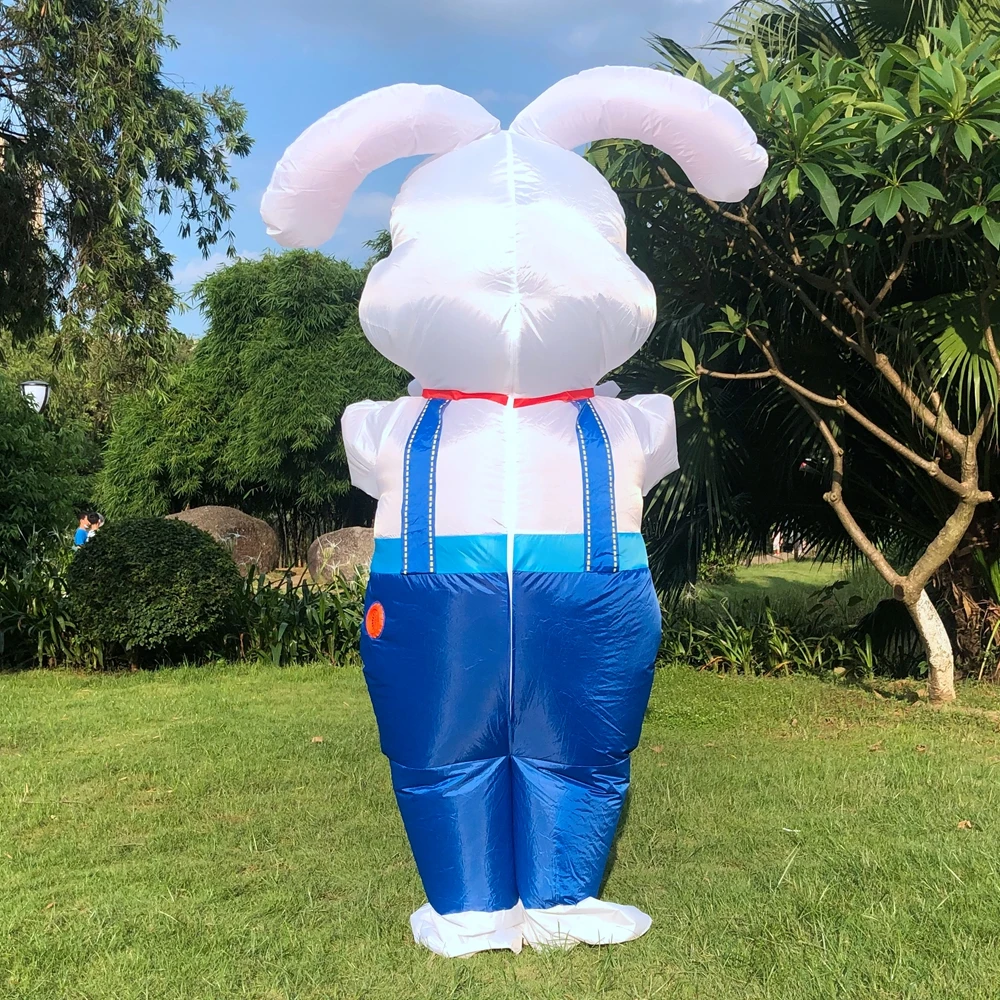 easter bunny inflatable costumes adult halloween cosplay costumes blow up rabbit role play disfraz fancy party dres man woman free global shipping
