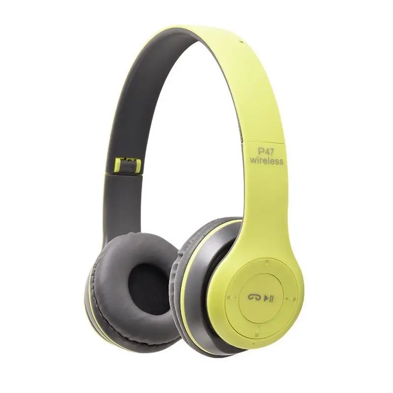 

Wireless Headphones Bluetooth-Compatible 5.0 Headset Music Foldable Stereo Adjustable Earphones With Mic for phone Pc FM TF Card