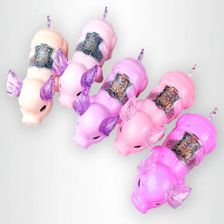 

New Style Electric Leash Pigskin Creative Light Concert Walk Doll Pig Pigskin CHILDREN'S Toy Stall Hot Selling