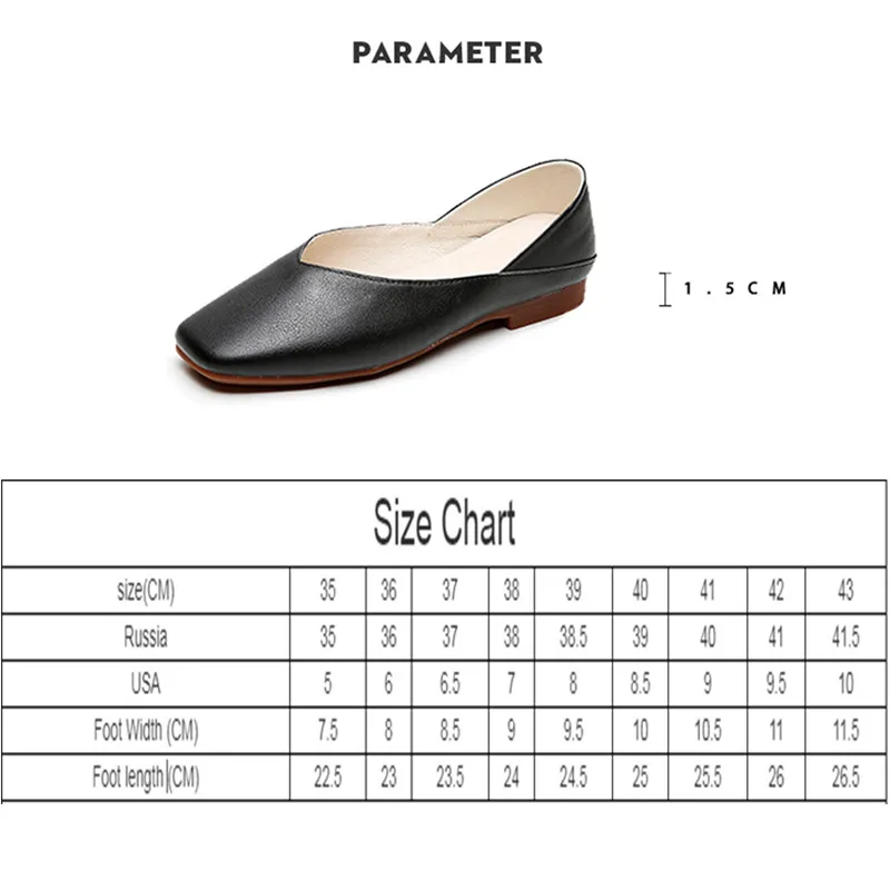 

AIYUQI Shallow Mouth Grandma Shoes Genuine Leather 2020 Spring Flat Girl Simple Mother Single Shoes Ladies Retro Shoes