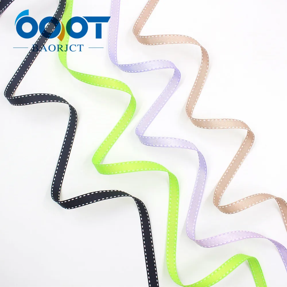 OOOT BAORJCT, 10 мм 20 ярдов, I-19807-1813, твердые цветные ленты тепловой передачи печатных grosgrain, DIY Одежда материалы ручной работы