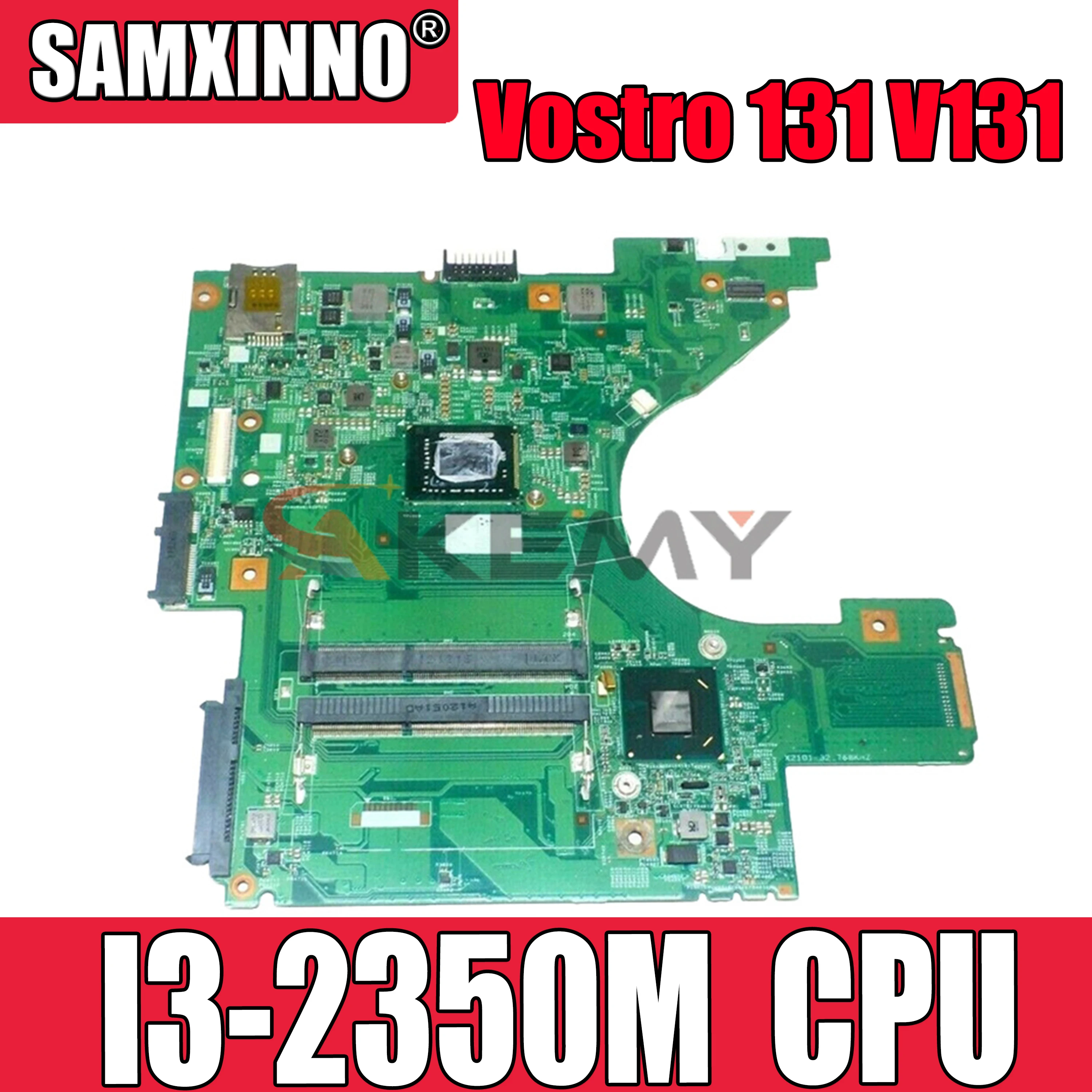

Оригинальная материнская плата для ноутбука DELL Vostro 131 V131 I3-2350M материнская плата CN-07CH48 07CH48 10321-1 48.4ND01.011 HM67