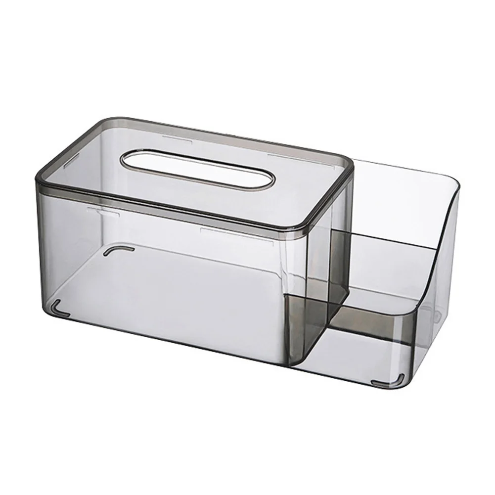 

Transparent Tissue Box Square Napkin Box Holders Table Dryer Sheet Dispenser