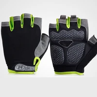 silicone anti slip anti sweat cycling gloves men women half finger gloves breathable anti shock sports bike bicycle fitness