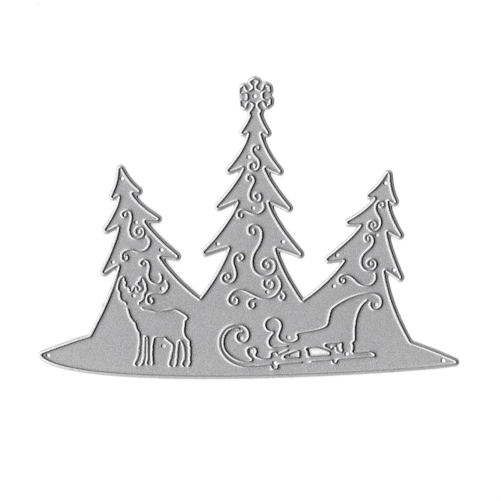 В форме рождественской елки металлические трафареты для пресс формы