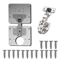 1 set hinge repair plate rust resistant stainless for cabinet furniture drawer window stainless steel plate repair accessory