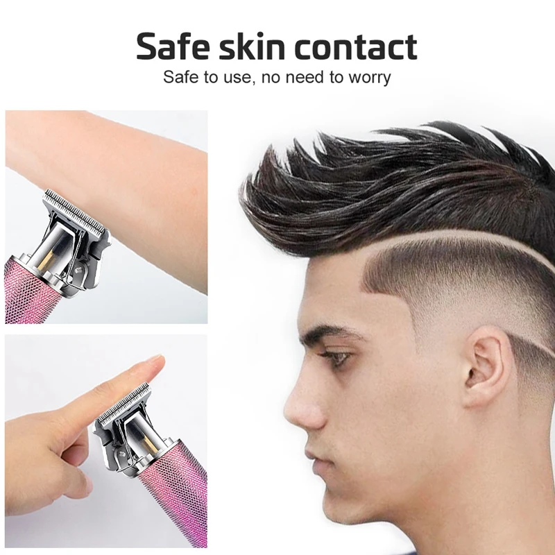 

Professional Hair Trimmer Men Cordless Beard Razor Trimmers Barber Haircut Cutter Electric Hair Clippers