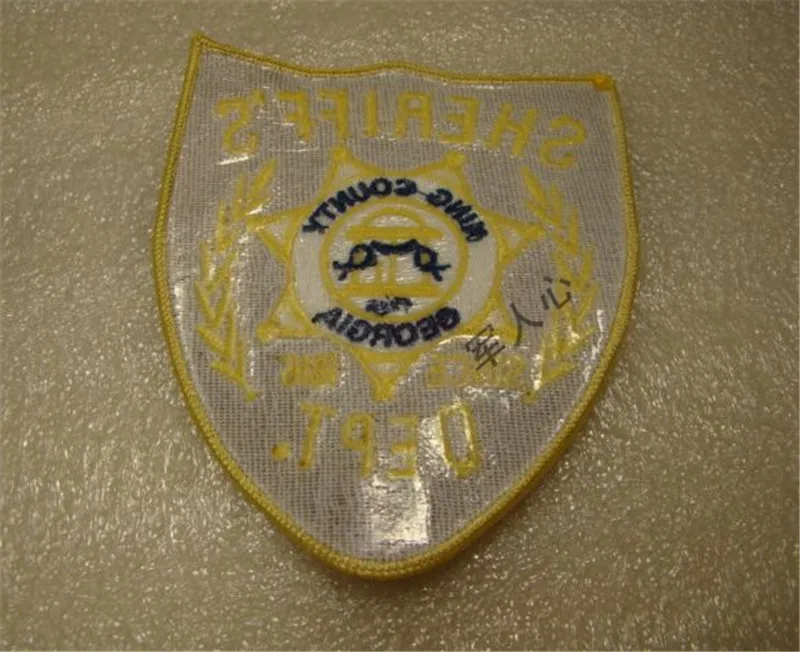 США Ходячие мертвецы король округ шериф Dept. патчи Хэллоуин косплей нашивка на