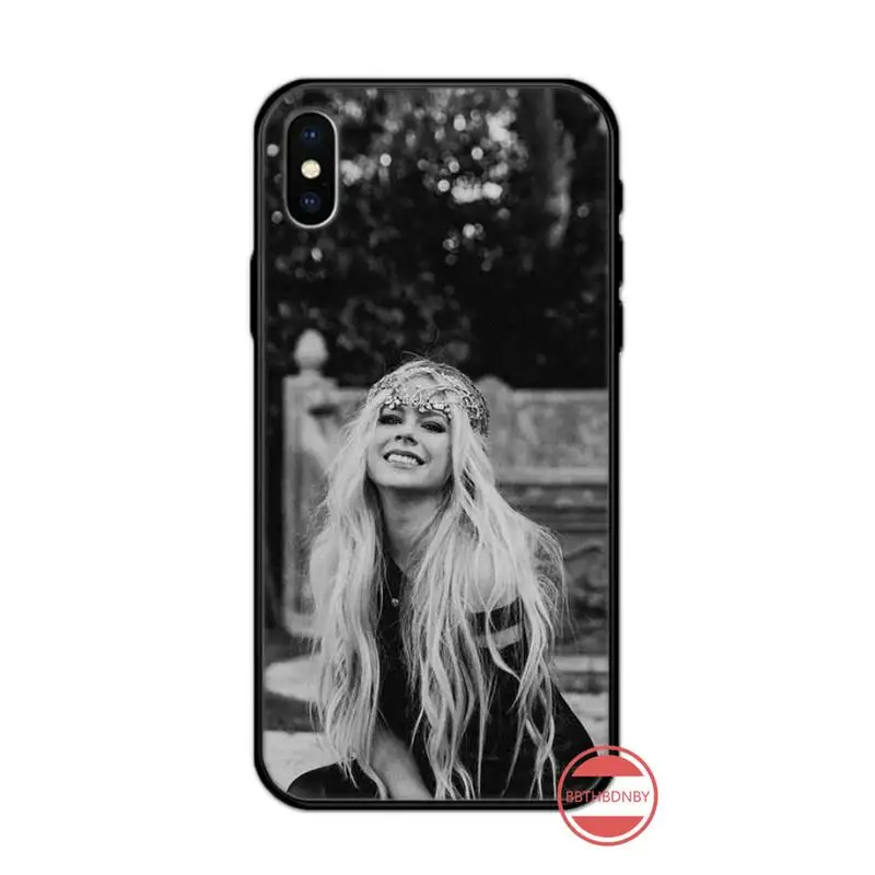 

Avril Lavigne Famous rock singer Phone Case for iPhone 11 12 pro XS MAX 8 7 6 6S Plus X 5S SE 2020 XR high quality funda