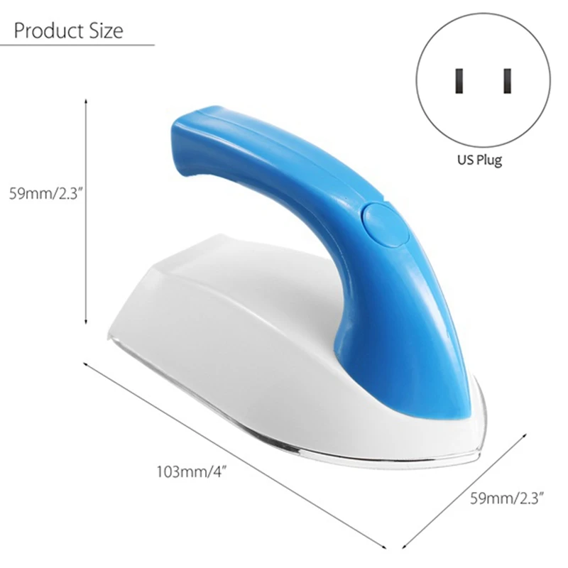 Штепсельная вилка США портативное электрическое железо не закаляющее мини