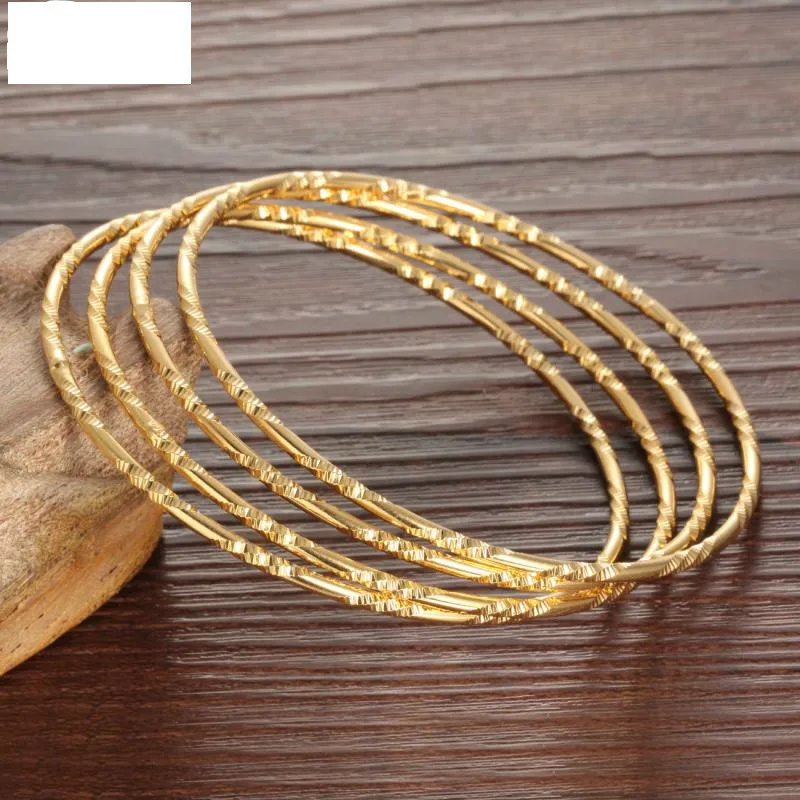 Модные простые золотые браслеты на запястье для женщин популярные открытые