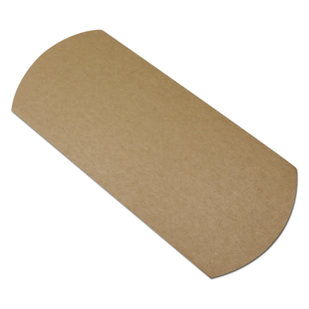 

30Pcs/Lot Kraft Paper Pillow Shape Box Gift Chocolate Biscuit Pack Boxes Wedding Birthday Favor Gifts Package Boxes Supplies