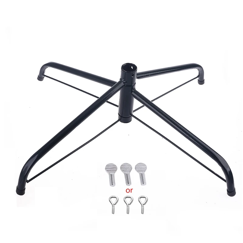

30/35/40/45/50/60cm Christmas Tree Base Stand Foldable Iron Bracket Xmas Tree Bottom Support Holder Christmas Decoration 28GF