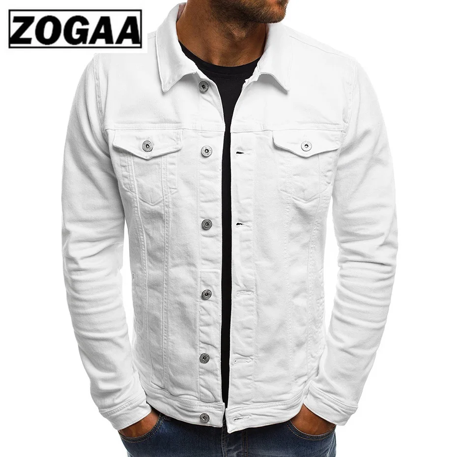 Zogaa Весна новая джинсовая куртка Простые однотонные бренд в режиме реального