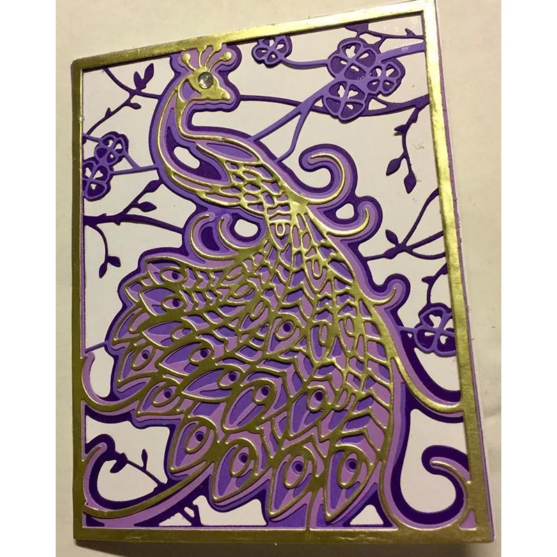 Удивительные павлиньи металлические режущие штампы павлина для изготовления