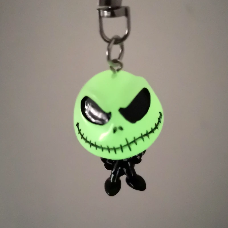 3D подвеска брелок ювелирные изделия Призрак люминесцентный череп скелет Джек