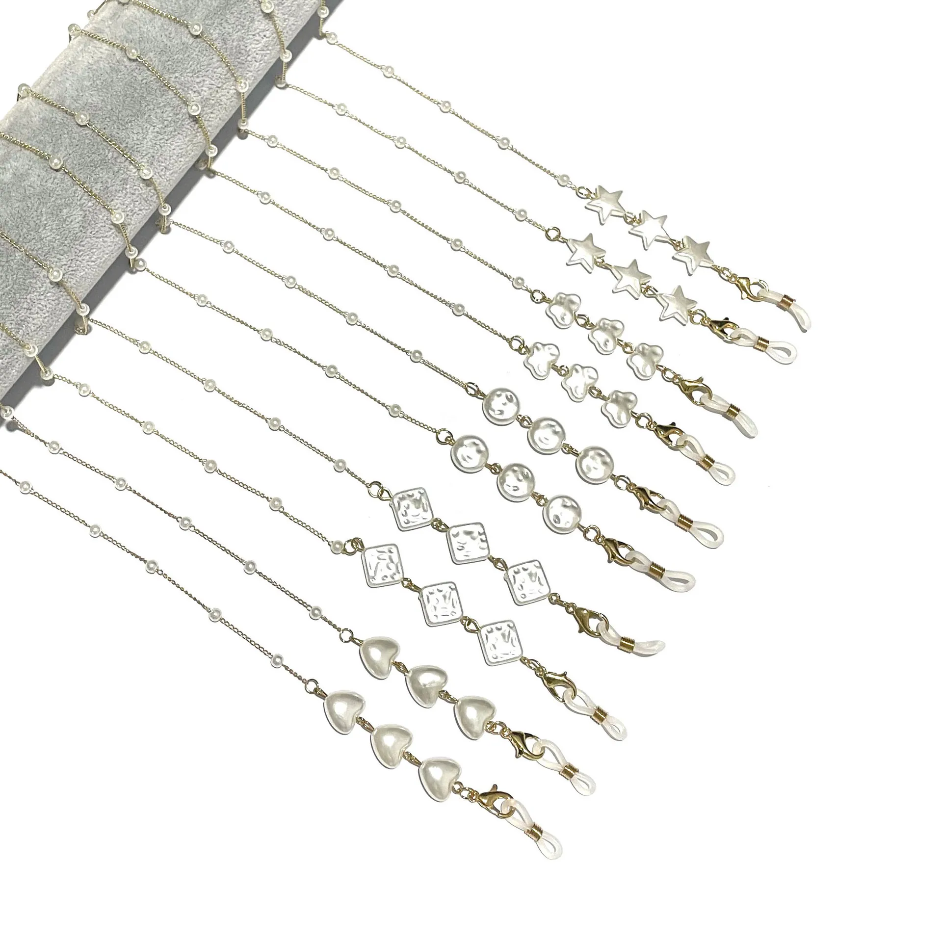 

Цепочка цепочка для очков Женская, Шарм с пятиконечными звездами, бабочками, круглыми цепочками, Маскировочная, модные ювелирные украшения