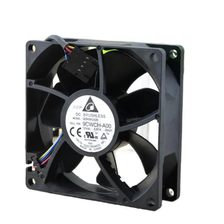 8 см DeltaDelta QFR0812UH 9CWCH-A00 12V 0.87A 4-проводной PWM вентилятор