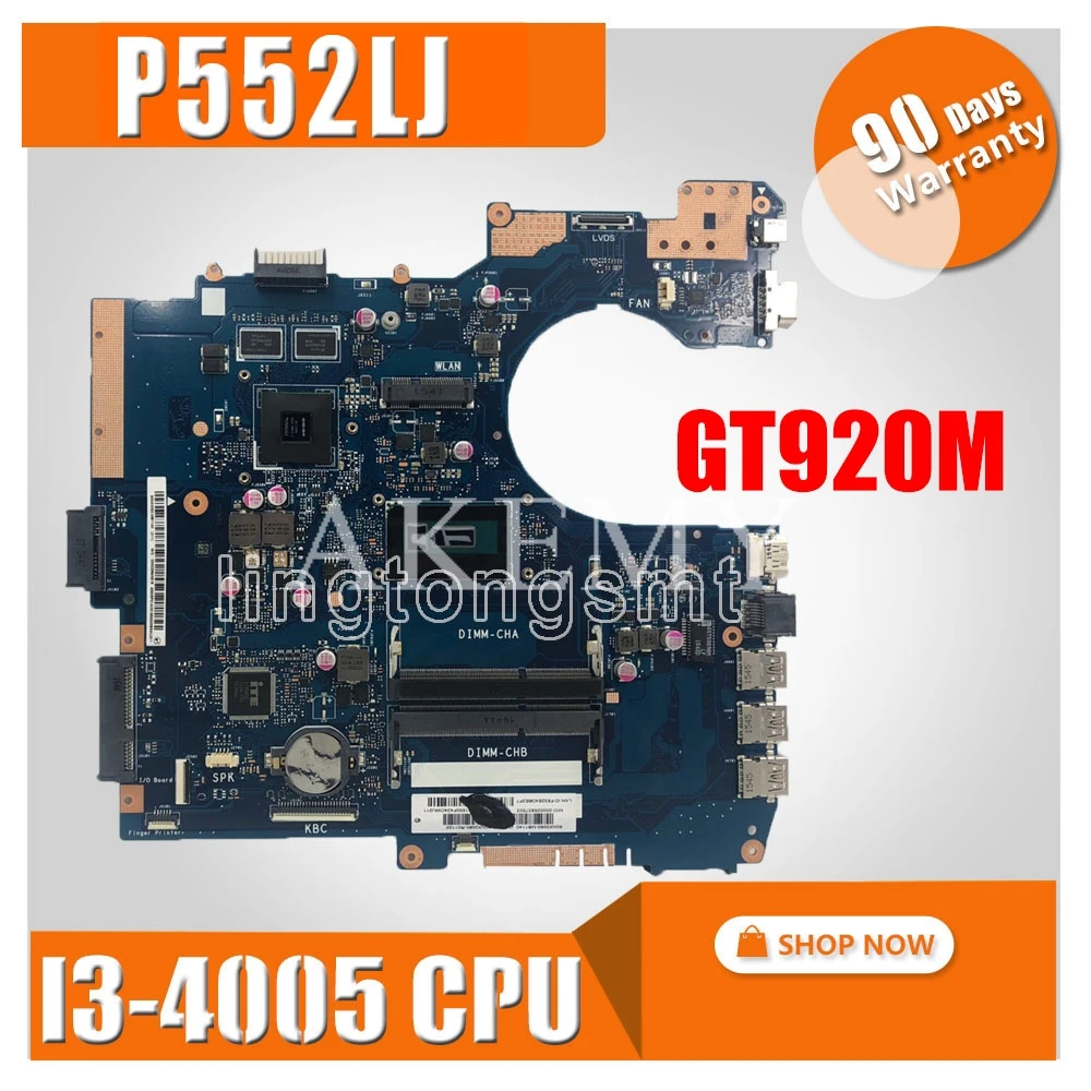 Материнская плата Akemy P552LA For Asus P552 P552L P552LJ материнская для ноутбука 100%