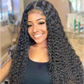Long hair wig 28 30 inch deep wave lace front wig Brazilian lace front Human Hair Wigs for women lace closure wig frontal wigs