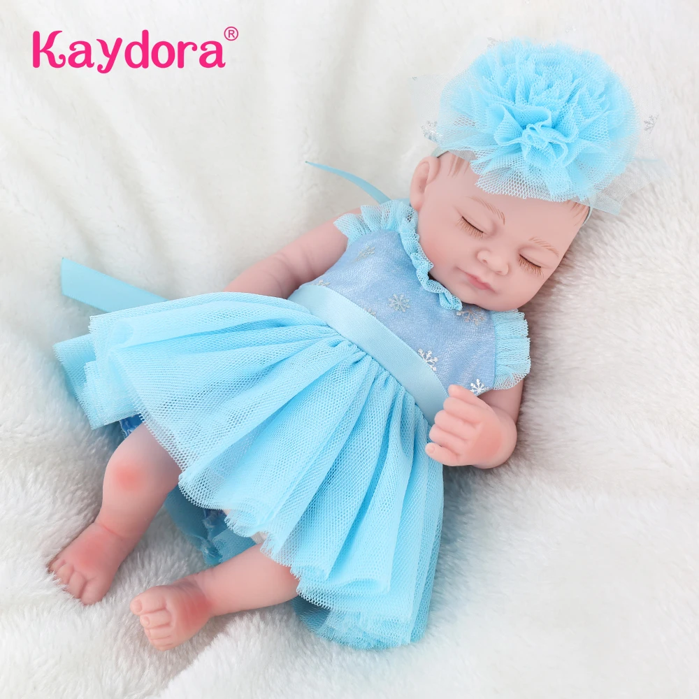 Reborn Baby Doll Toys Alive Bebe reborn Toddler Full silicone Play Toys Рождественский подарок ручной работы восхитительный 10 дюймов 25 см Playmates