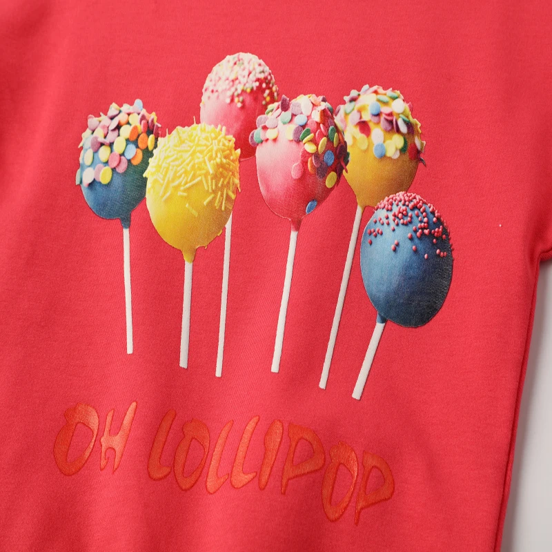 Hot Kids Boy Girls Sweaters Baby Cartoon Pattern Pullover Autumn Cotton Tops Full Children Sweatshirts Red Casual Unisex Clothes