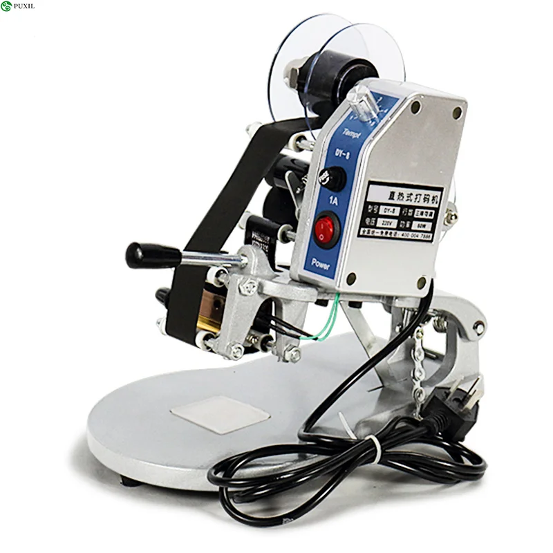 DY 8 ручная Горячая Фольга штамп кодер даты лента этикеток для принтера