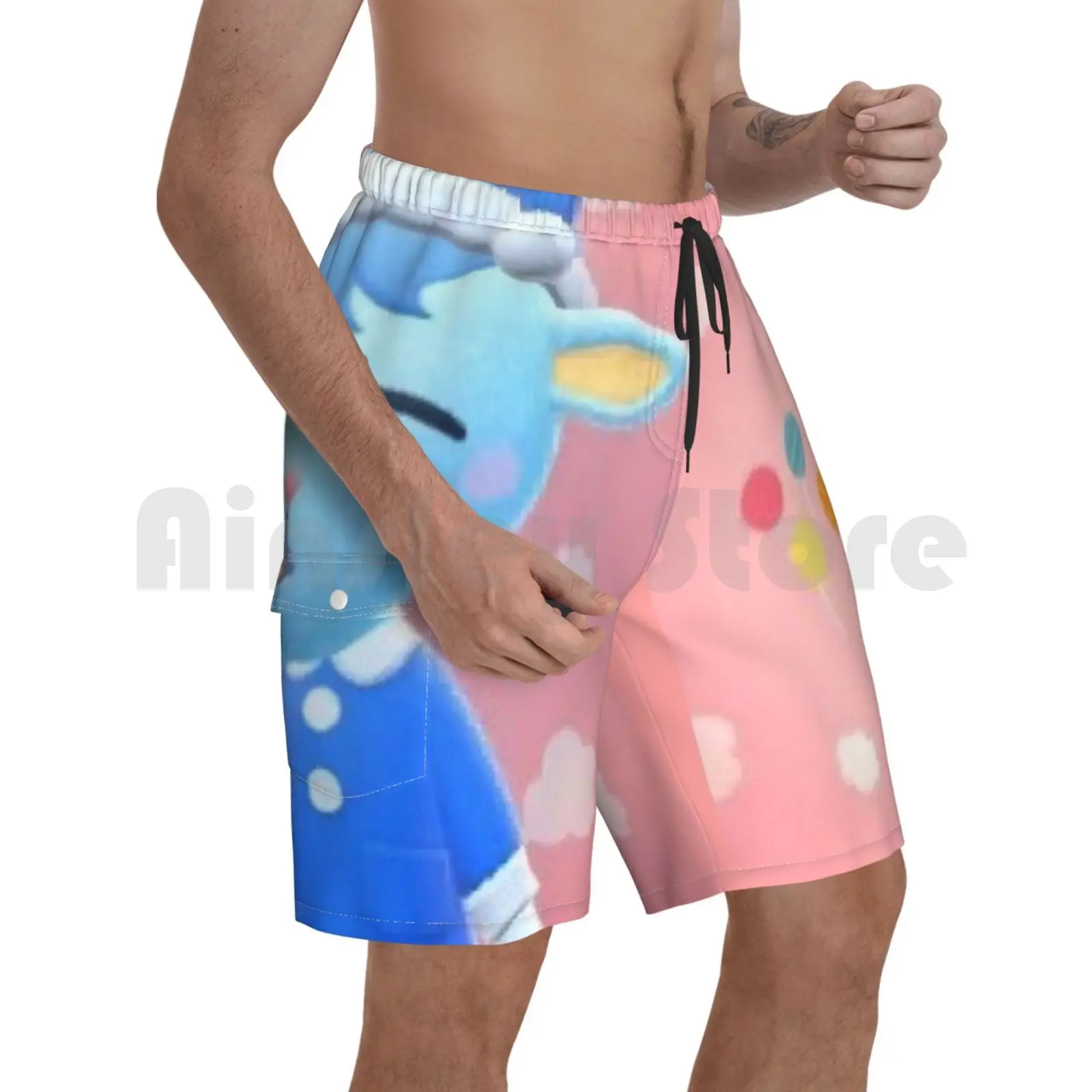 Пляжные шорты шерб с изображением животных шерб|Плавки и пляжные шорты| |