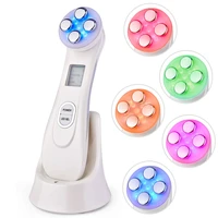 5 in1 rfems radio mesotherapy electroporation face beauty pen radio frequency led photon face skin rejuvenation remover wrinkle