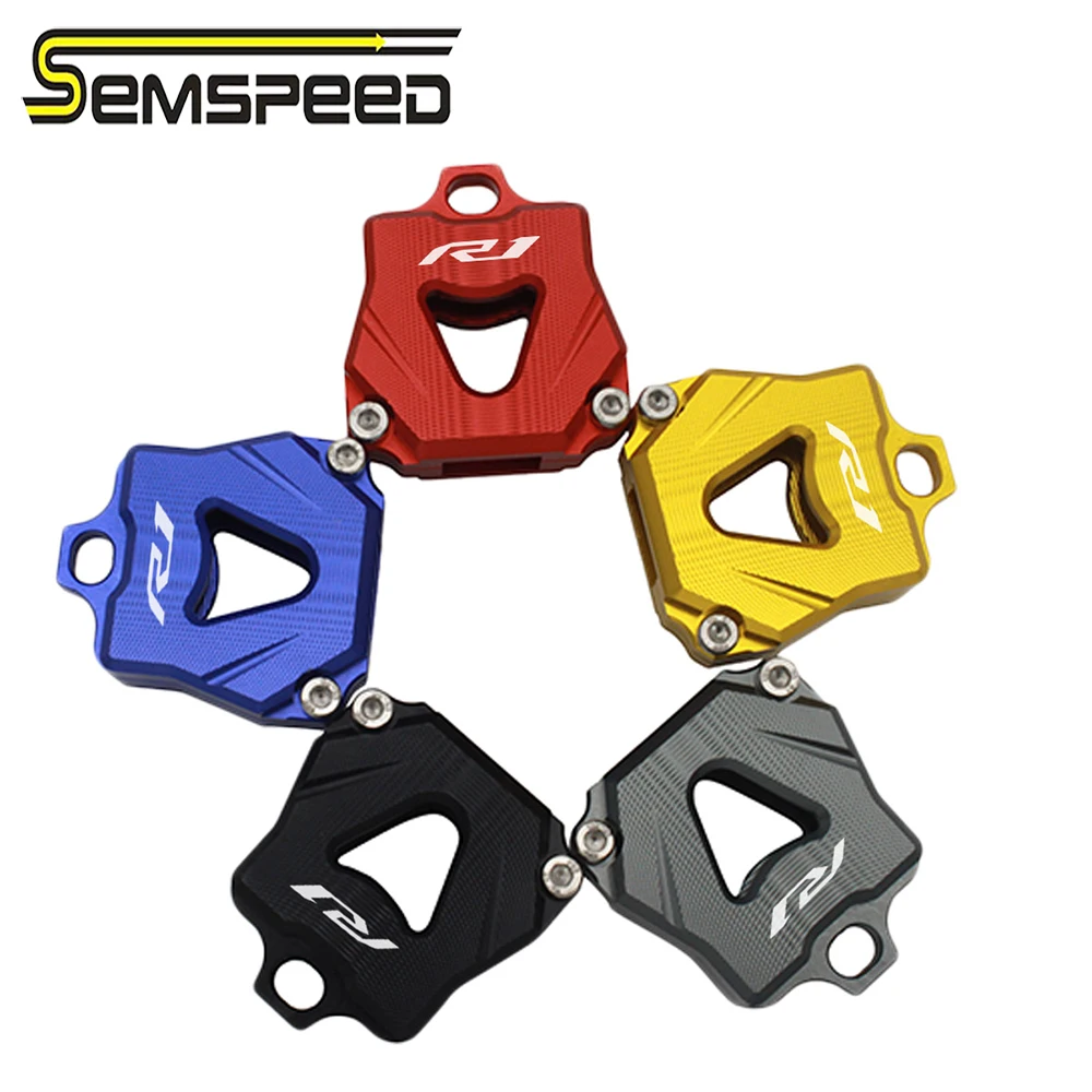 SEMSPEED R1 логотип мотоцикла с ЧПУ чехол для ключей YAMAHA YZF R1M R1S 1998 1999-2018 2019 2020 2017 2009 2010