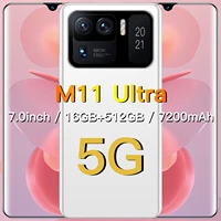 global version m11 ultra 7 0 inch smartphone hd screen 16512gb 7200mah android phone unlocked 5g mobilephone support google gps