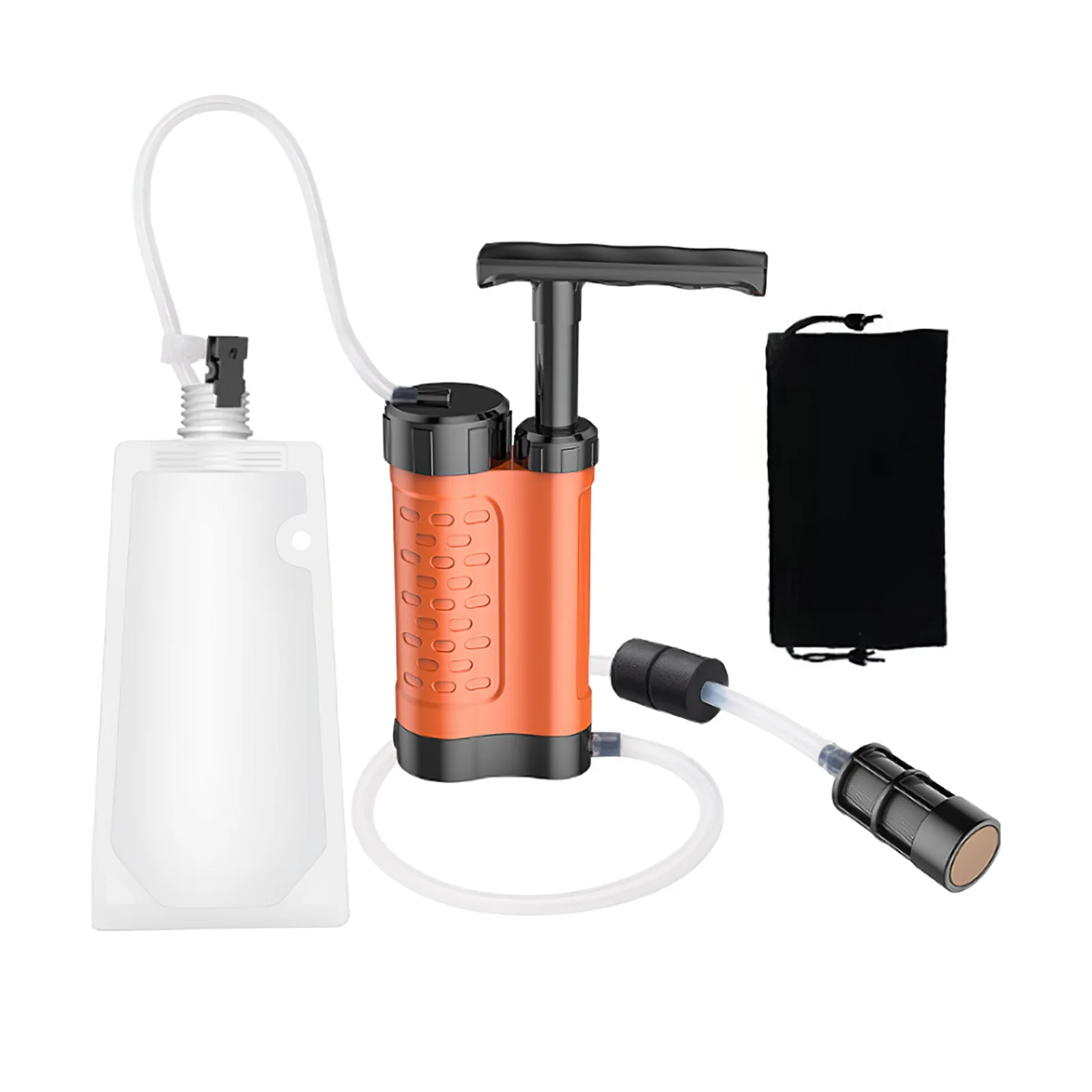 

3000ml ABS Outdoor Water Filter 1500ml/Min Water Purifier Pump Efficient River Water Filter Efficient Survival Filter Effortless