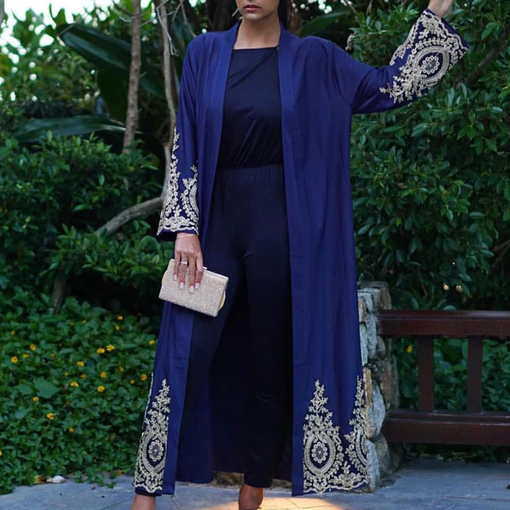 Кружевное кимоно Abaya кардиган Саудовская Аравия африканские платья для женщин