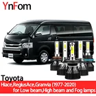 YNFOM комплект светодиодных фар для Toyota Hiace,RegiusAce,Granvia 1977-2020 БлижнийДальний свет, противотуманные фары, автомобильные аксессуары, лампы для автомобильных фар