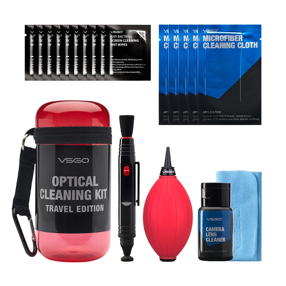 Набор для чистки объектива камеры VSGO воздушный пылеочиститель ручка щетка