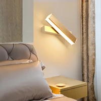 led wall light bedroom 2w 6w 8w ac110 220v mount room decor makeup lamp bathroom mirror light fixture iron acryl rotate fixture