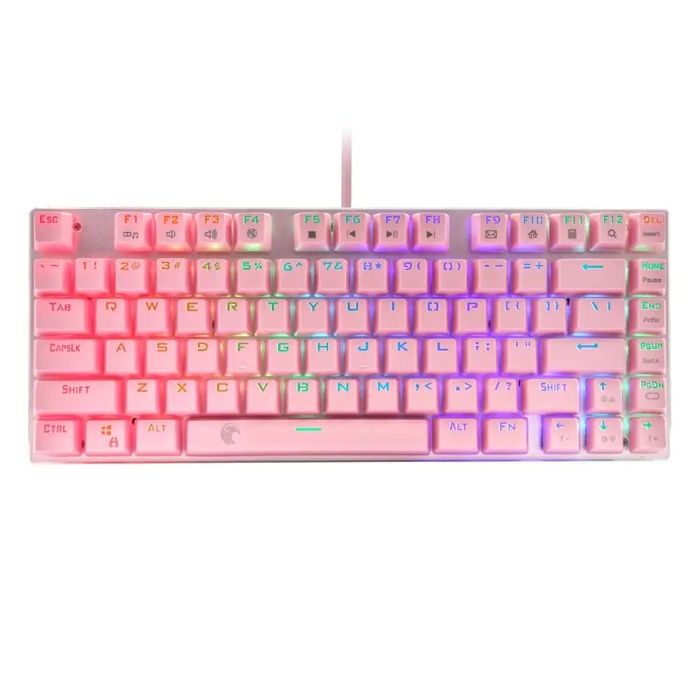 Механическая игровая клавиатура коричневый переключатель Gaming Keyboard RGB подсветкой