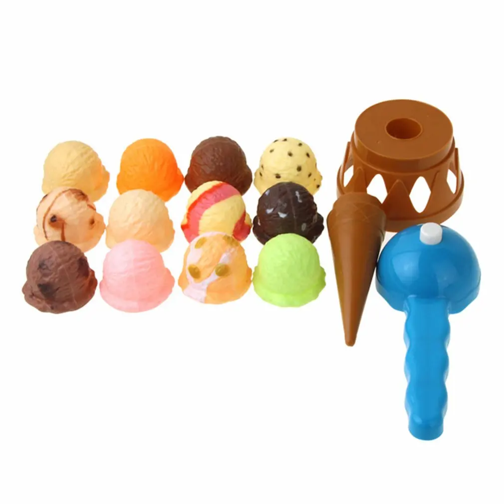 

Balance Game Stacking Ice Cream Tower Toy Set with Shovel Playing Toy Balance Games for Children Kids Hot!