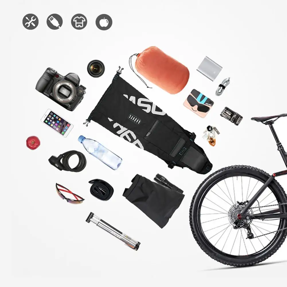 

Bicycle Bag Big 8L Capacity Waterproof Front Tube Cycling Bag MTB Handlebar Bag Front Frame Trunk Pannier Bike Accessories