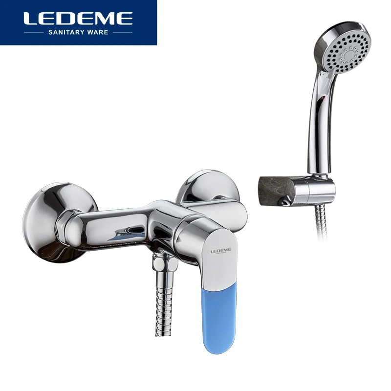 LEDEME Faucet L2053 Смеситель для душевой кабины Латунь Цвет: Хром | Обустройство дома