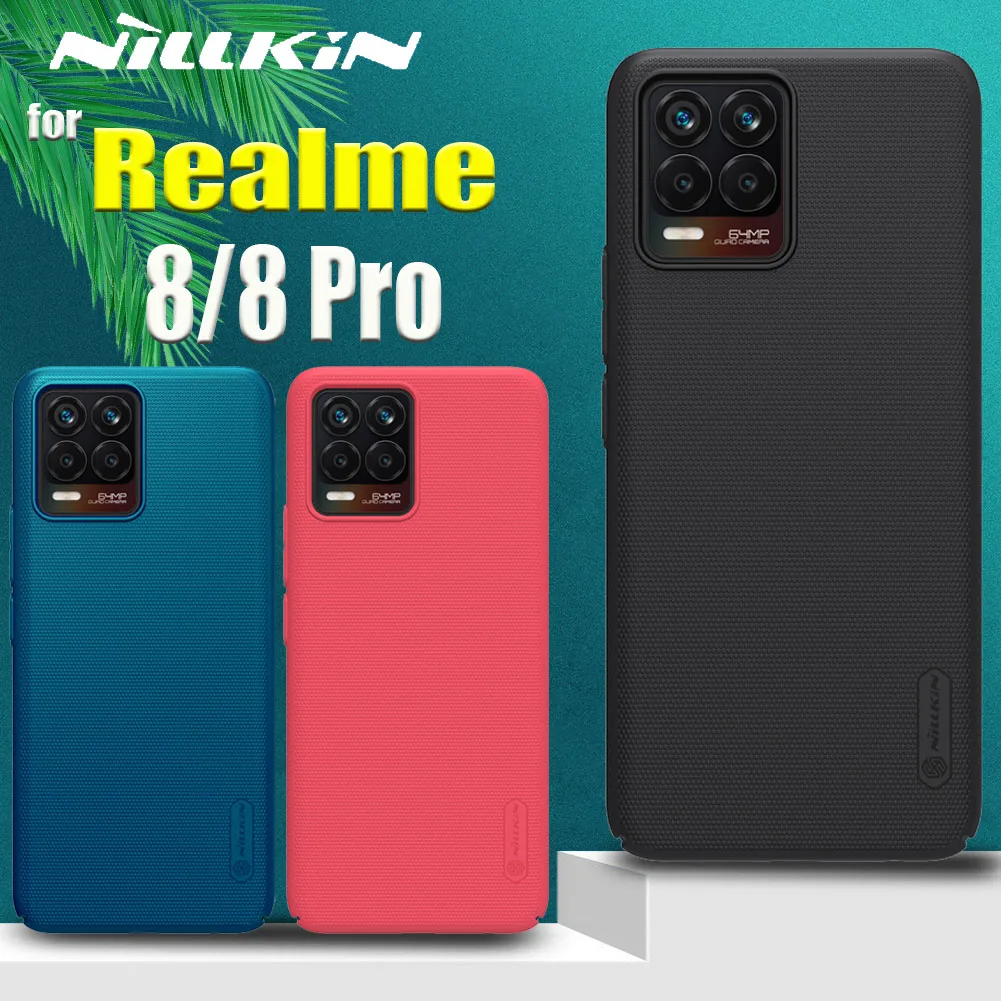 

Чехол Nillkin для Realme 8 Pro, матовый, из поликарбоната, ударопрочный