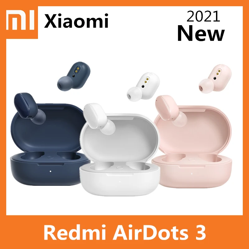 

Беспроводные наушники Xiaomi Redmi AirDots 3, беспроводные наушники Bluetooth 2021 aptX, наушники-вкладыши TWS с поддержкой Bluetooth 5,2 и микрофоном