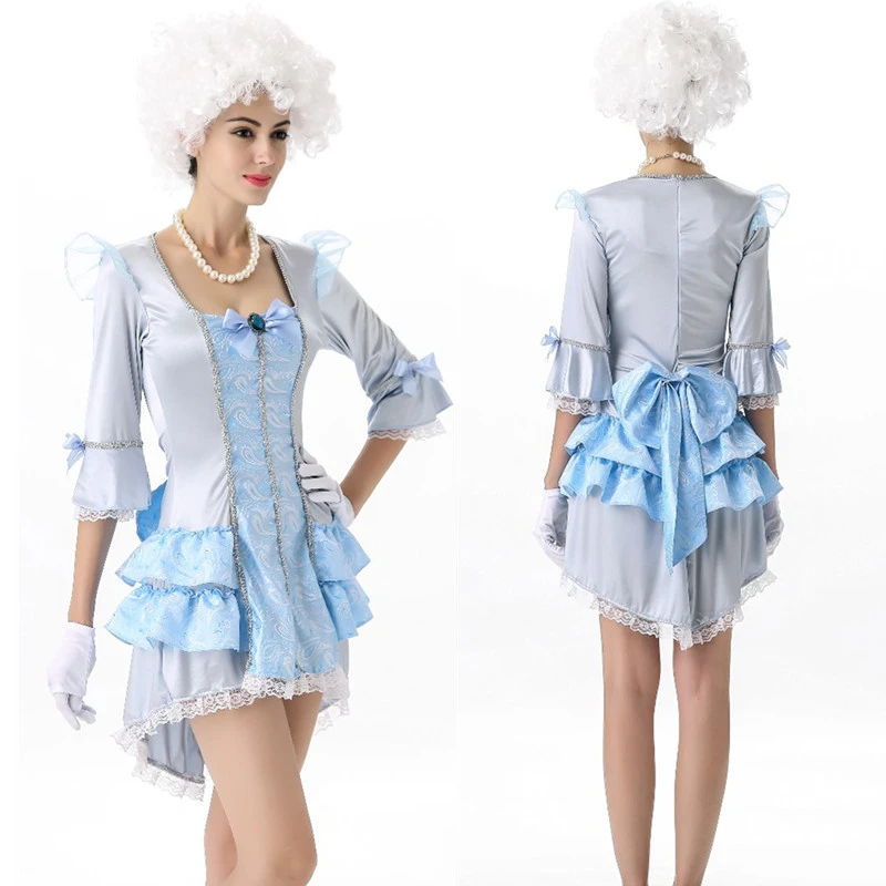

Halloween Theme Cosplay Clothing Retro Europe Court Outfit Dress Costumes Anime Adult Christmas Get Together Party
