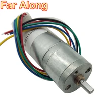 6v 12v 24v mini micro dc geared motor with hall encoder low speed to high speed 12 1930rpm adjustable speed and reversed motors