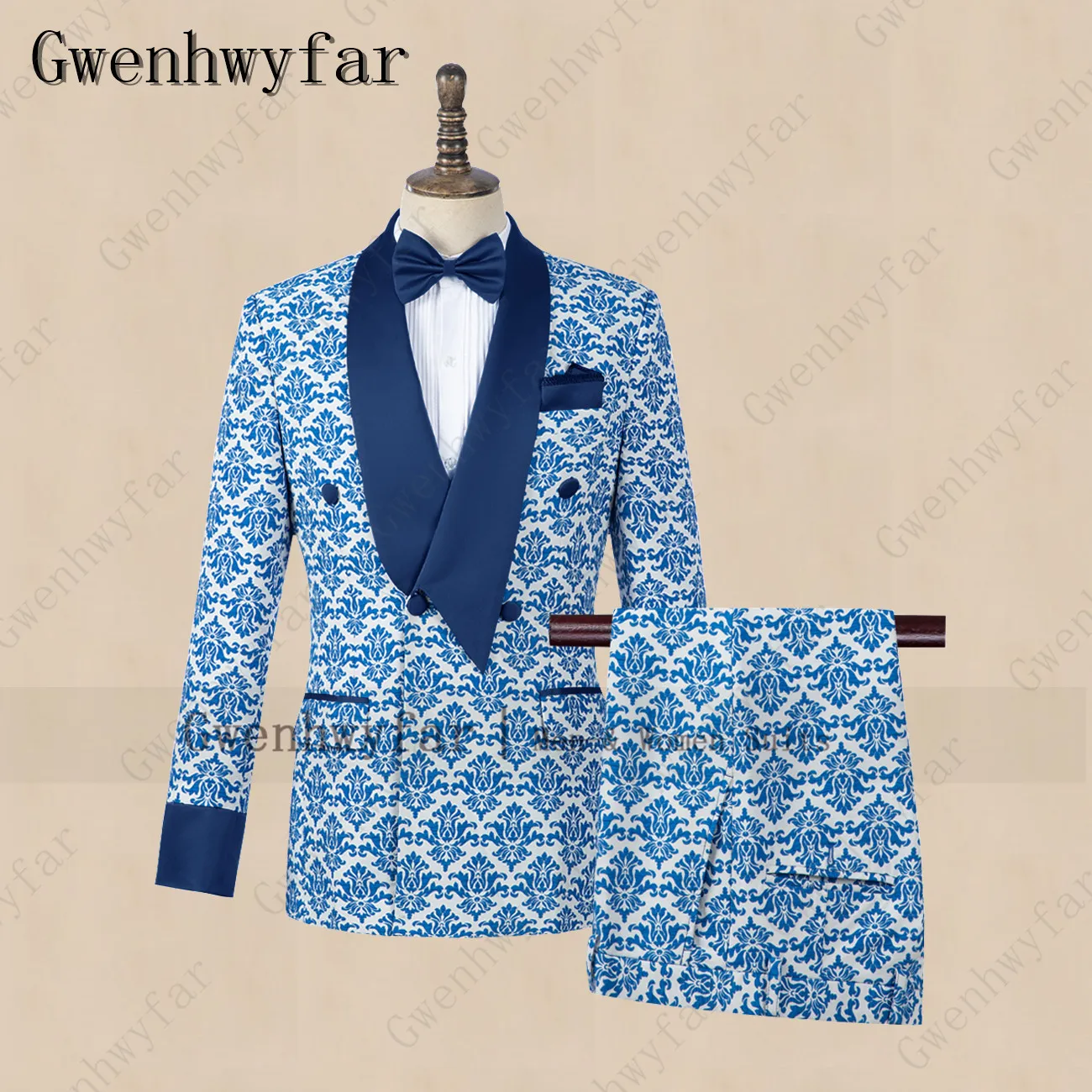 Гвенвифар Новое поступление темно синяя джинсовая куртка костюм на свадьбу